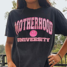 Load image into Gallery viewer, Motherhood University Short Sleeve Adult Tee
