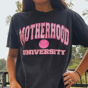 Motherhood University Short Sleeve Adult Tee