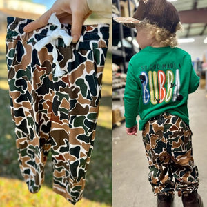 Youth Camouflage Joggers