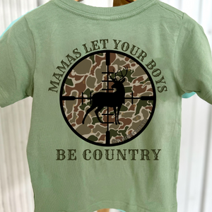 SAGE Boys Be Country Short Sleeve Kids Tee