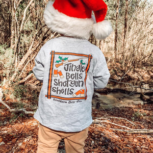 Jingle Bells LONG Sleeve Kids Tee