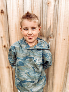 Camo Hunt & Fish Kids Hoodie