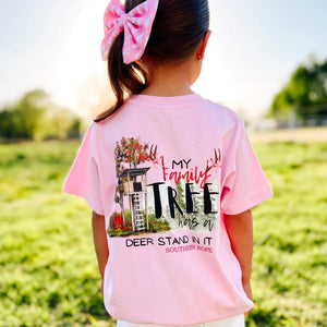 Family Tree Short Sleeve Girls Tee (D)