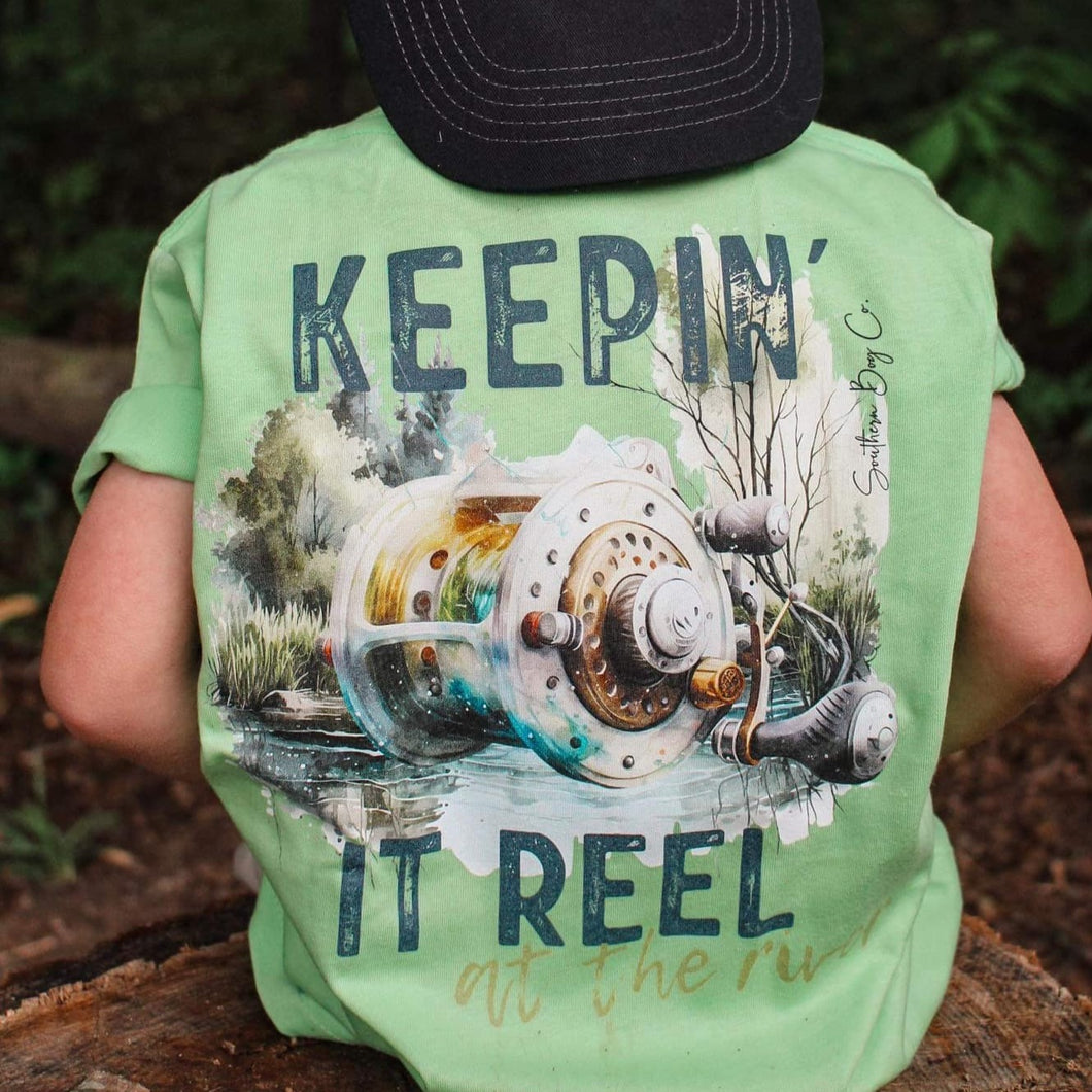 At the River Short Sleeve Kids Tee (D)