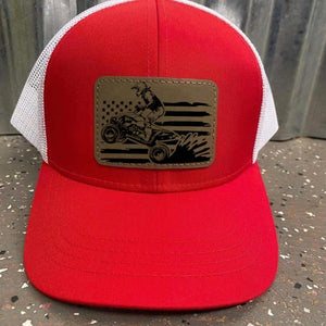 Quad Bike Flag Patch Kids Hat