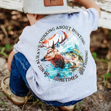 Load image into Gallery viewer, Sometimes It’s Fishing Short Sleeve Kids Tee (D)
