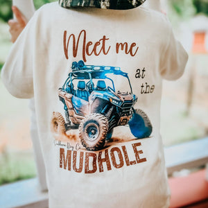 Meet Me at the Mudhole Short Sleeve Boys Tee (D)