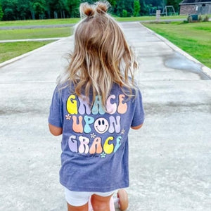 Grace Upon Grace Short Sleeve Girls Tee