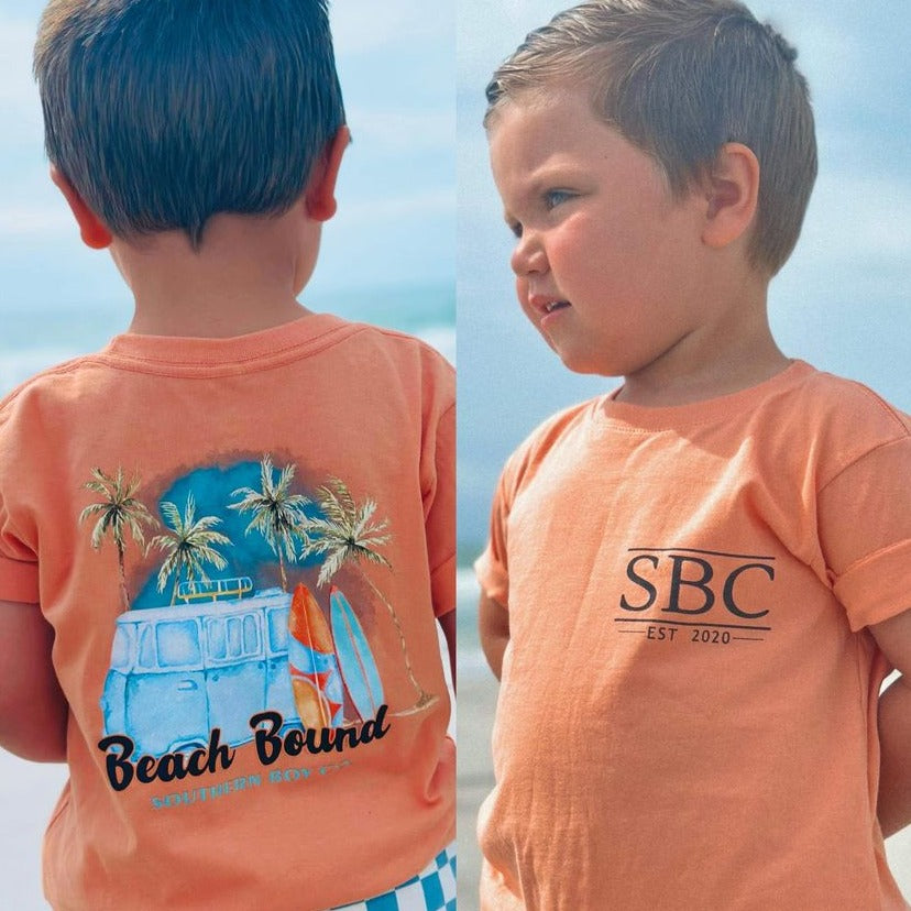 Beach Bound Short Sleeve Kids Tee (D)