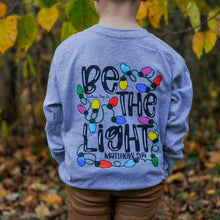 Load image into Gallery viewer, Be the Light Long Sleeve Kids Tee
