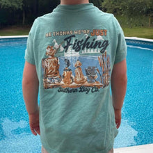 Load image into Gallery viewer, Just Fishing Short Sleeve Kids Tee
