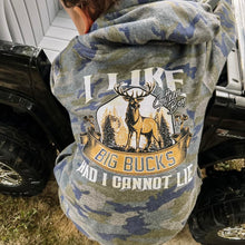 Load image into Gallery viewer, I Like Big Bucks Kids Hoodie
