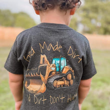 Load image into Gallery viewer, God Made Dirt Short Sleeve Kids Tee (D)
