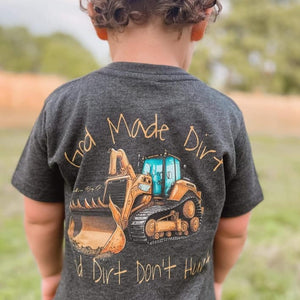 God Made Dirt Short Sleeve Kids Tee (D)