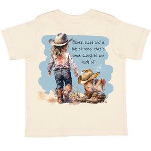 What Cowgirls Are Made Of Short Sleeve Kids Tee