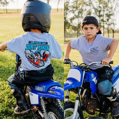 Dirt Bikin' Boy's Short Sleeve Shirt
