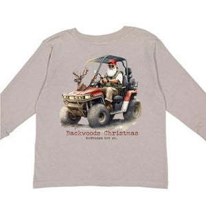 Backwoods Christmas Long Sleeve Kids Tee