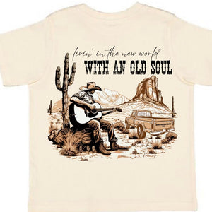 (ADULT) New World Old Soul Short Sleeve Adult Tee (D)