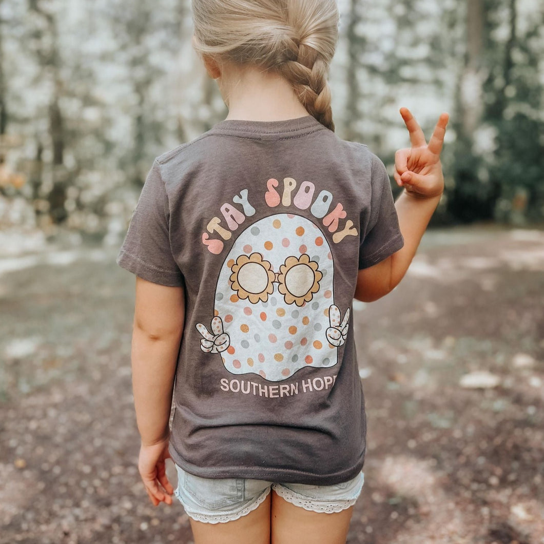 Stay Spooky Short Sleeve Girls Tee (D)