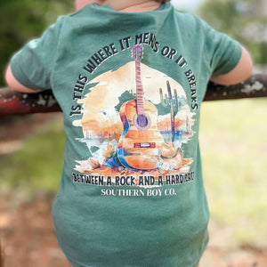 Between A Rock Short Sleeve Kids Tee