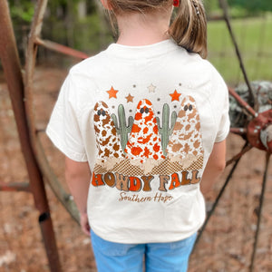 Howdy Cactus Short Sleeve Kids Tee