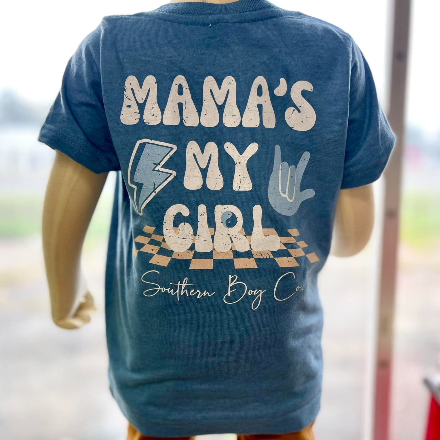 Mama’s My Girl Boy's Short Sleeve Shirt