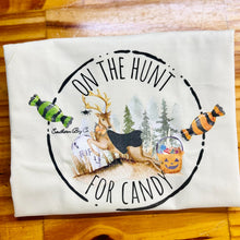 Load image into Gallery viewer, On The Hunt For Candy Short Sleeve Kids Tee
