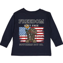 Load image into Gallery viewer, (LONG) Freedom Isn&#39;t Free Long Sleeve Kids Tee
