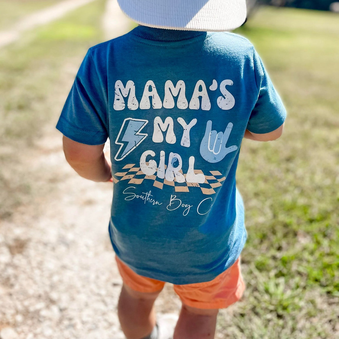 Mama’s My Girl Boy's Short Sleeve Shirt