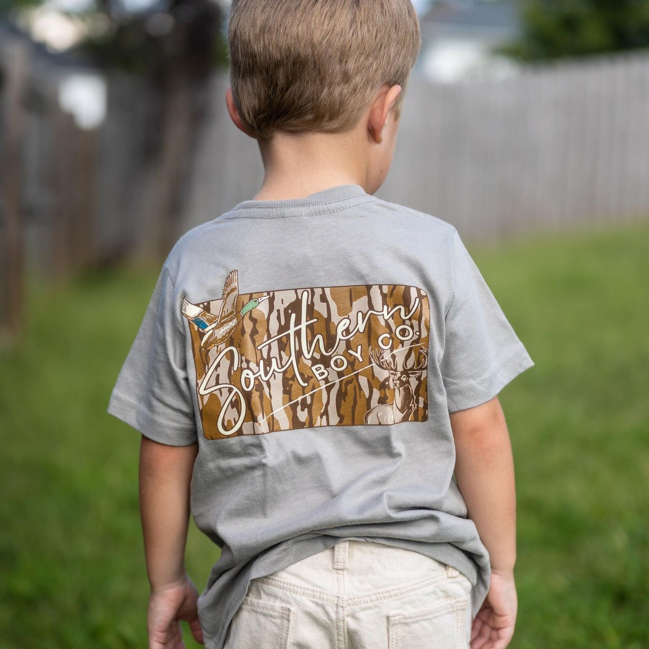 Softest Long-Sleeve Camo T-Shirt For Boys