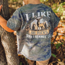 Load image into Gallery viewer, I Like Big Bucks Kids Short Sleeve Tee
