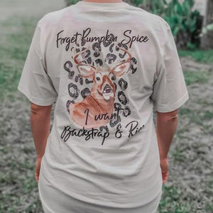 Forget Pumpkin Spice Short Sleeve Adult Tee