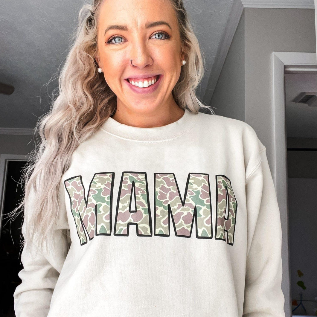 Camo mama hoodie sale