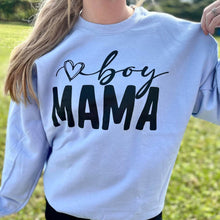 Load image into Gallery viewer, Boy Mama Heart BLUE Adult Pullover
