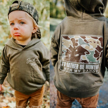 Load image into Gallery viewer, (HOODIE) Hunting With Daddy Kids Hoodie
