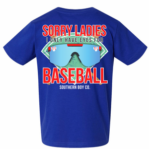 (SHORT) Only Have Eyes For Baseball Short Sleeve Kids Tee