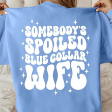 Load image into Gallery viewer, Spoiled Blue Collar Wife (Gildan) Adult Sweatshirt
