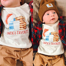 Load image into Gallery viewer, Santa’s Favorite Short Sleeve Kids Tee
