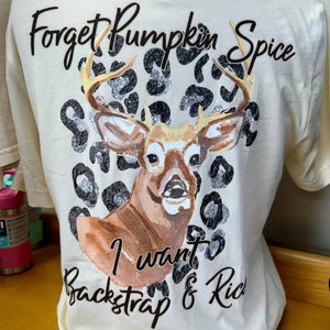 Forget Pumpkin Spice Short Sleeve Adult Tee