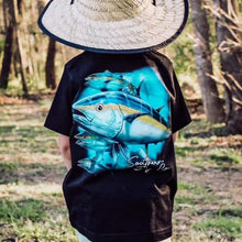 Load image into Gallery viewer, Tuna School Short Sleeve Kids Tee (D)
