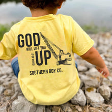 Load image into Gallery viewer, God Will Lift You Up Short Sleeve Kids Tee
