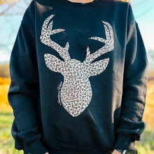 Load image into Gallery viewer, (Adult) Leopard Deer Head Adult Sweatshirt
