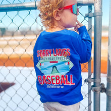 Load image into Gallery viewer, (LONG) Only Have Eyes For Baseball Long Sleeve Kids Tee
