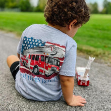 Load image into Gallery viewer, American Firetruck Short Sleeve Kids Tee (D)
