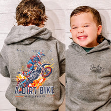 Load image into Gallery viewer, (HOODIE) All I Need Is A Dirt Bike Kids Hoodie
