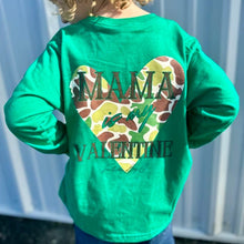 Load image into Gallery viewer, (LONG) Mama is my Valentine Long Sleeve Kids Tee
