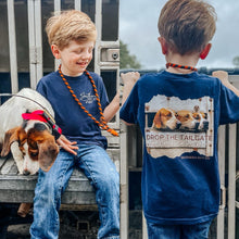 Load image into Gallery viewer, (SHORT) NAVY Drop The Tailgate Kids Tee
