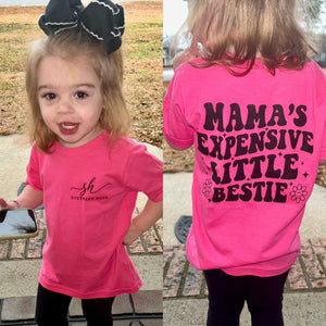 (GIRLS) Expensive Bestie Short Sleeve Kids Tee