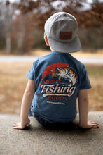 Load image into Gallery viewer, Daddy’s Fishing Buddy Short Sleeve Kids Tee (D)
