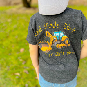 God Made Dirt Short Sleeve Kids Tee (D)